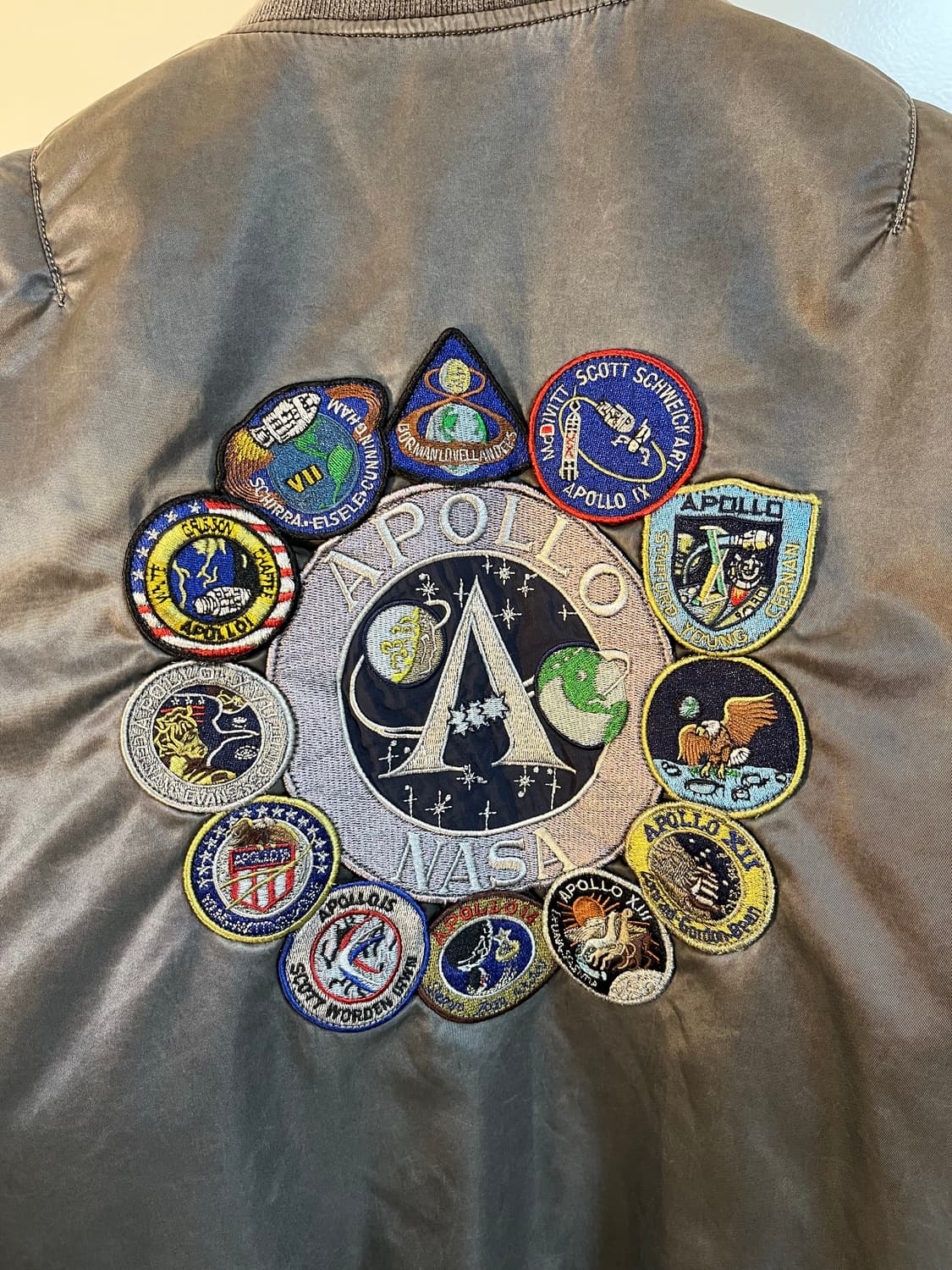 알파인더스트리 배틀워싱 아폴로 MA-1 항공점퍼 M 상품이미지3