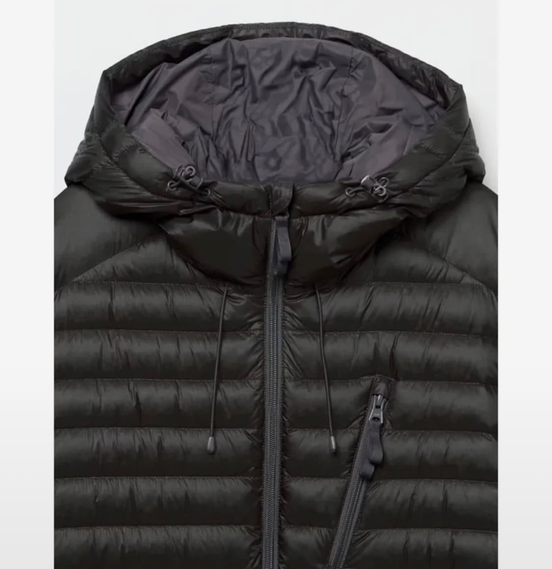 [M] 헤지스 HIS 챠콜그레이 경량다운 상품이미지5