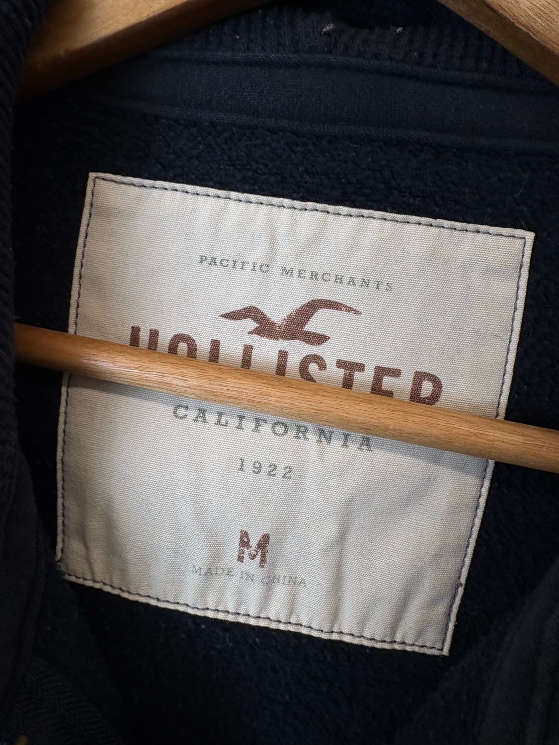 홀리스터 빈티지 블랙 후드집업 상품이미지5