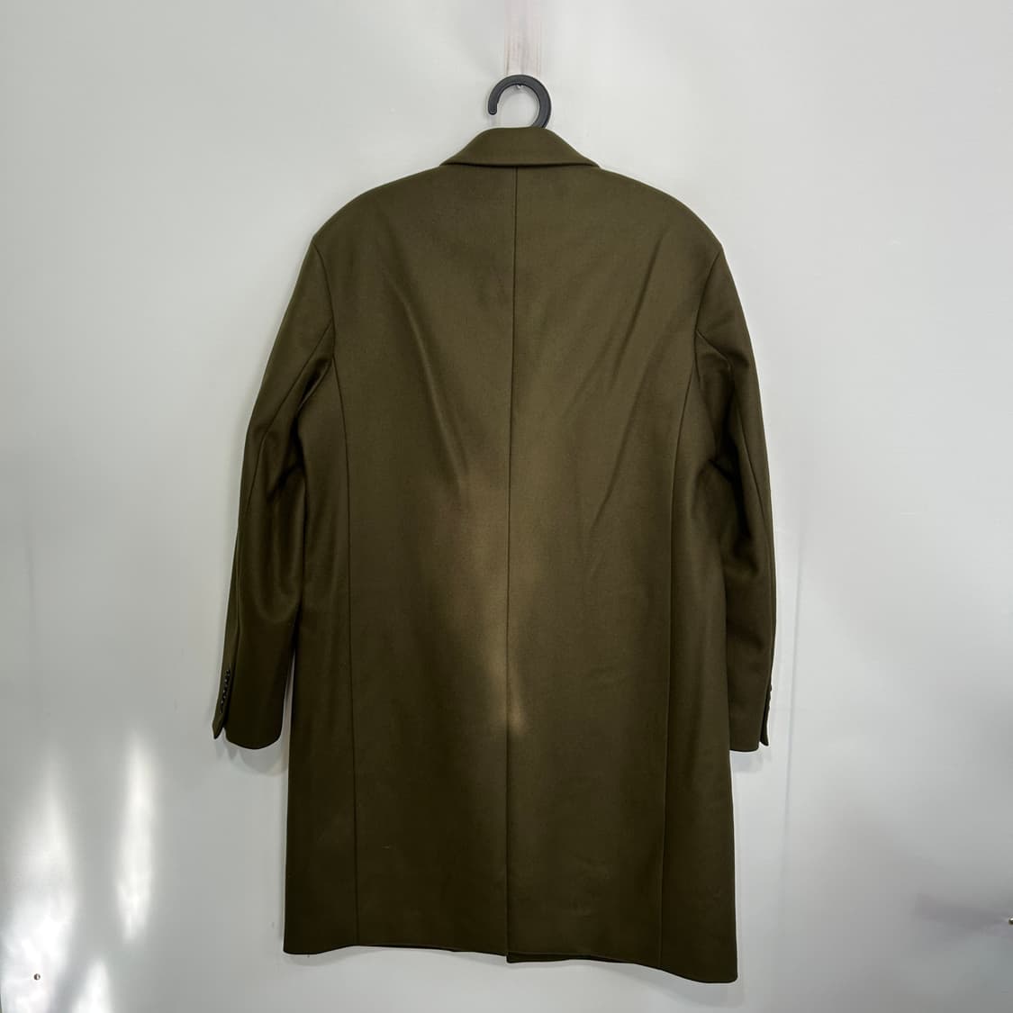 질스튜어트 남성 모 캐시미어 카키 코트 100 M 상태최상 상품이미지3
