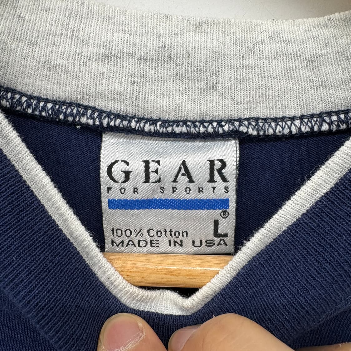 유니버셜 스튜디오 빈티지 배색 반팔 티셔츠 네이비 남성L 상품이미지5