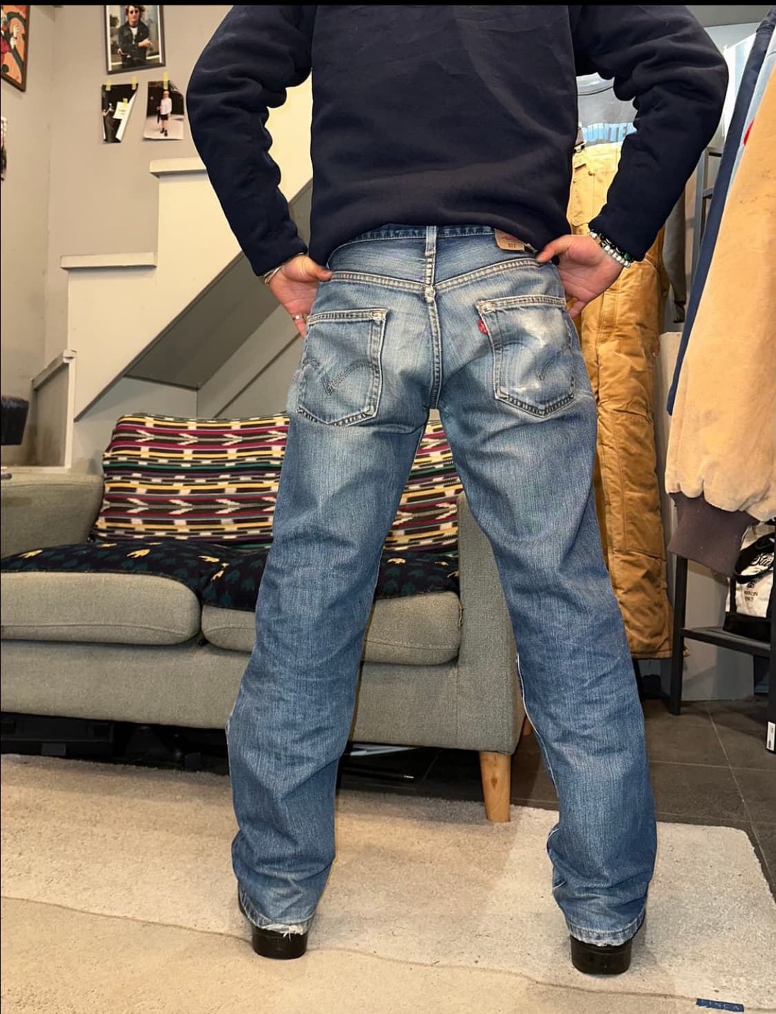 Early OO's Levi's 501 Mexico denim pant 상품이미지3