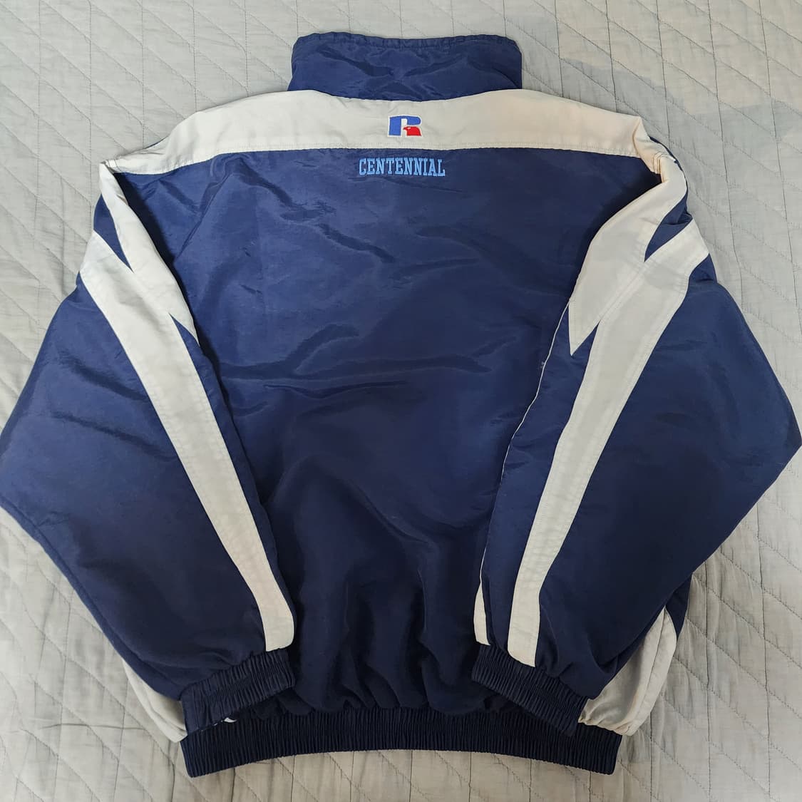 [L] 90s 빈티지 러셀 애슬레틱 불독 바람막이 자켓 상품이미지4