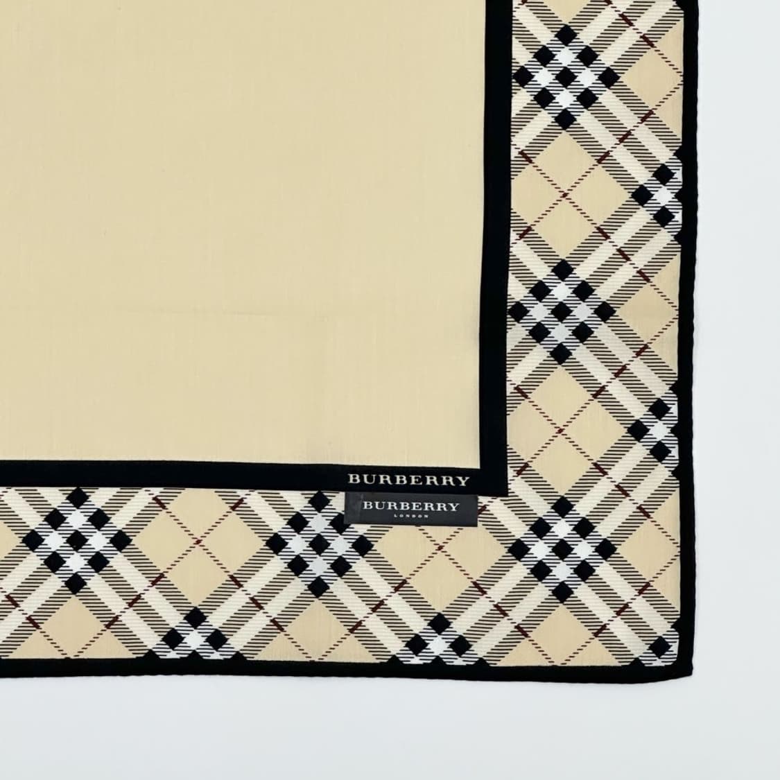 (새상품) burberry / 버버리 코튼 쁘띠스카프 손수건 상품이미지4