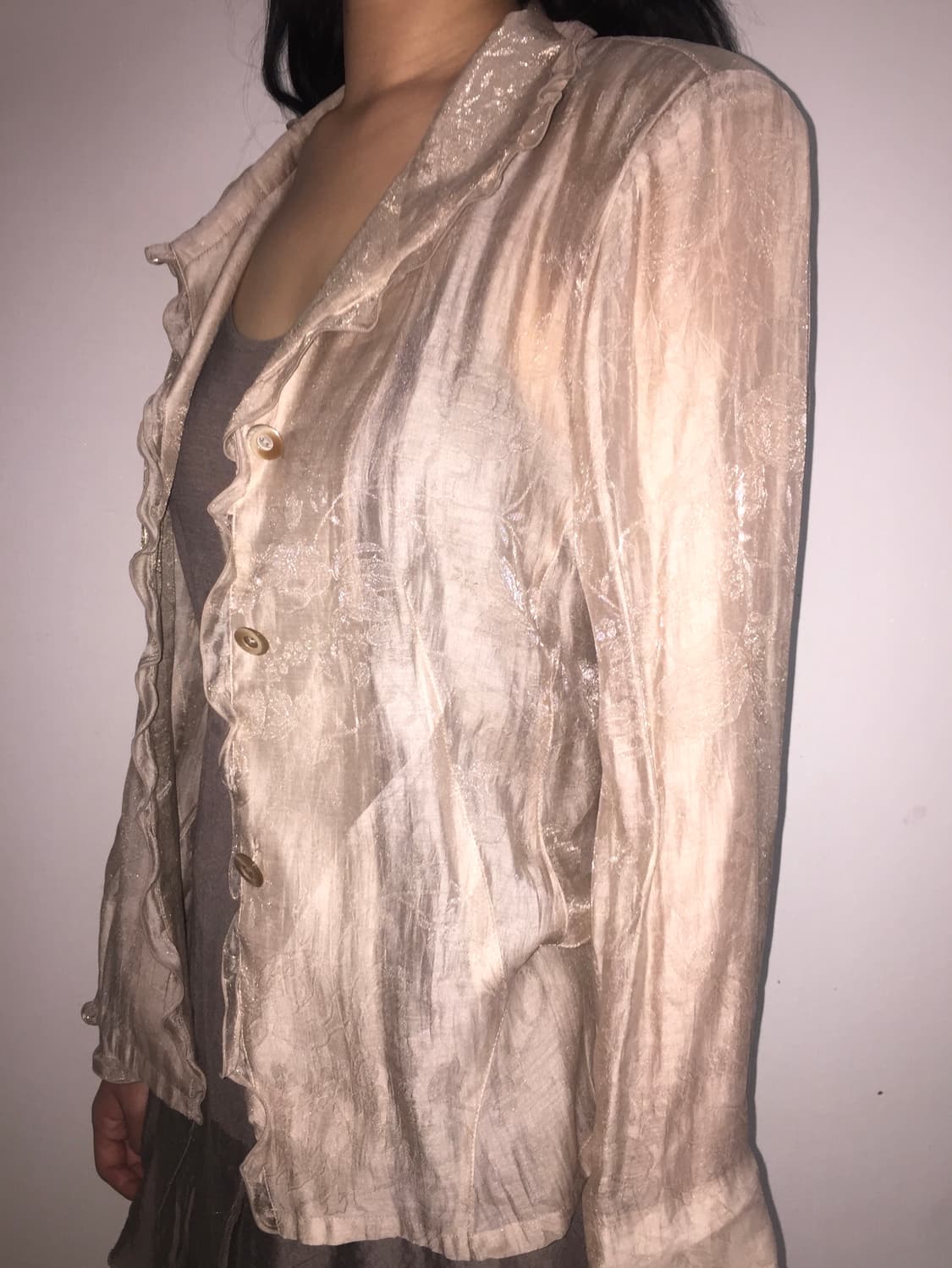 시스루 오간자빈티지자켓 상품이미지2