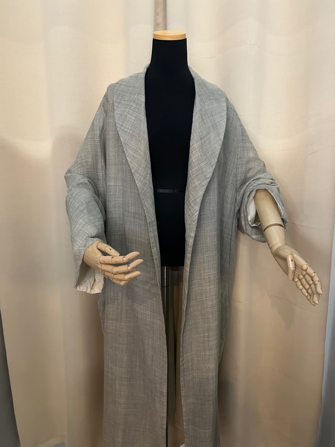 꼼데가르송 Comme Des Garcons 오트밀 오픈 코트 상품이미지4