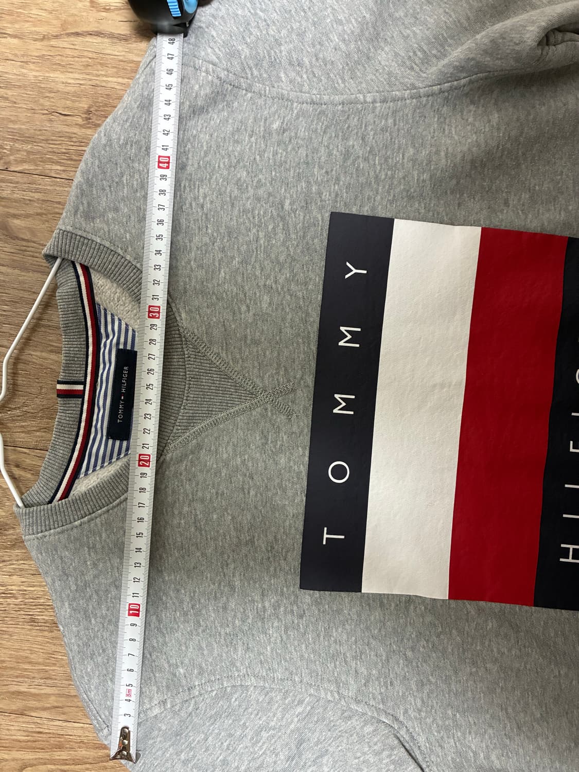 타미힐피거 빅로고 스웻셔츠(맨투맨) L 그레이 상품이미지7
