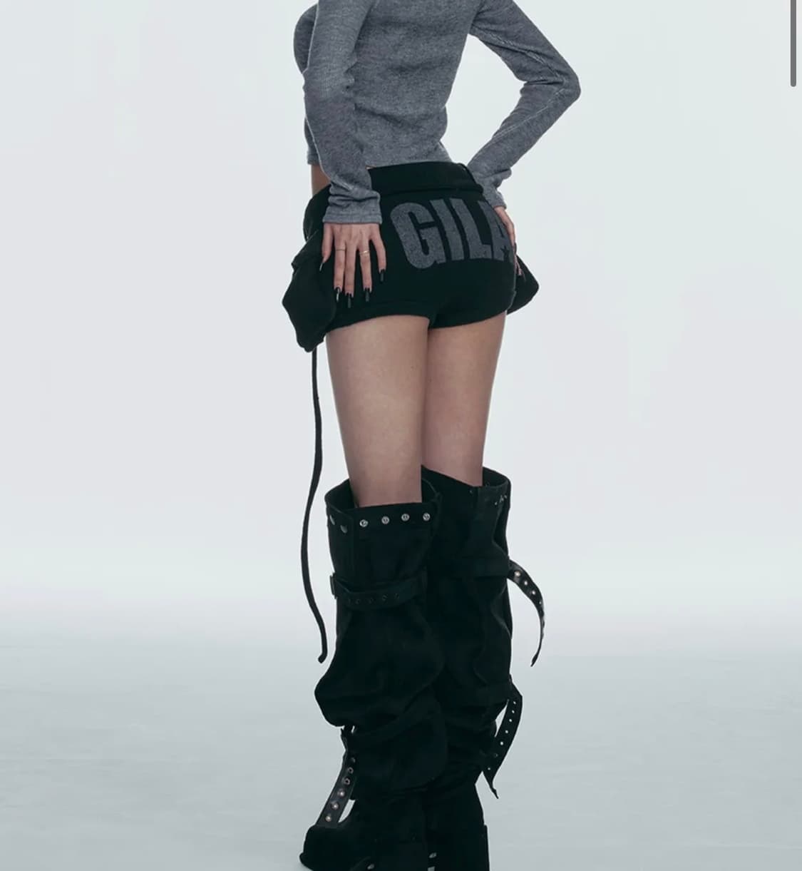 길라아카이브 포켓 니트 쇼츠 상품이미지2