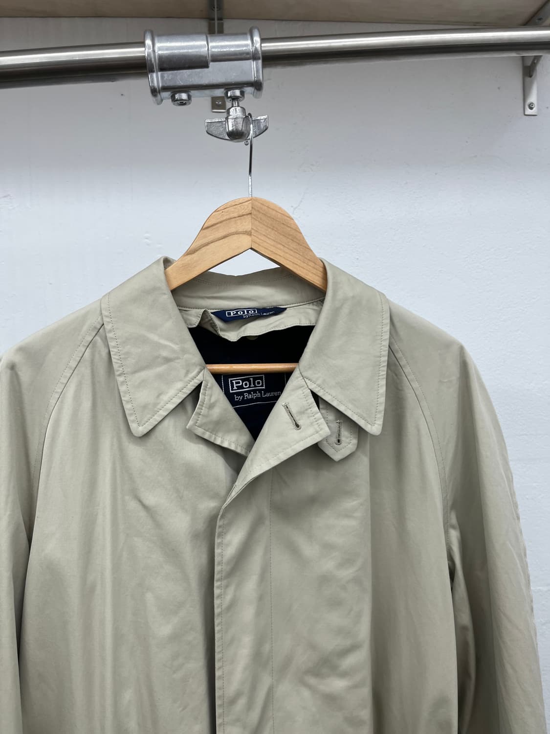 XL) POLO TARTAN CHECK TRENCH COAT 상품이미지2