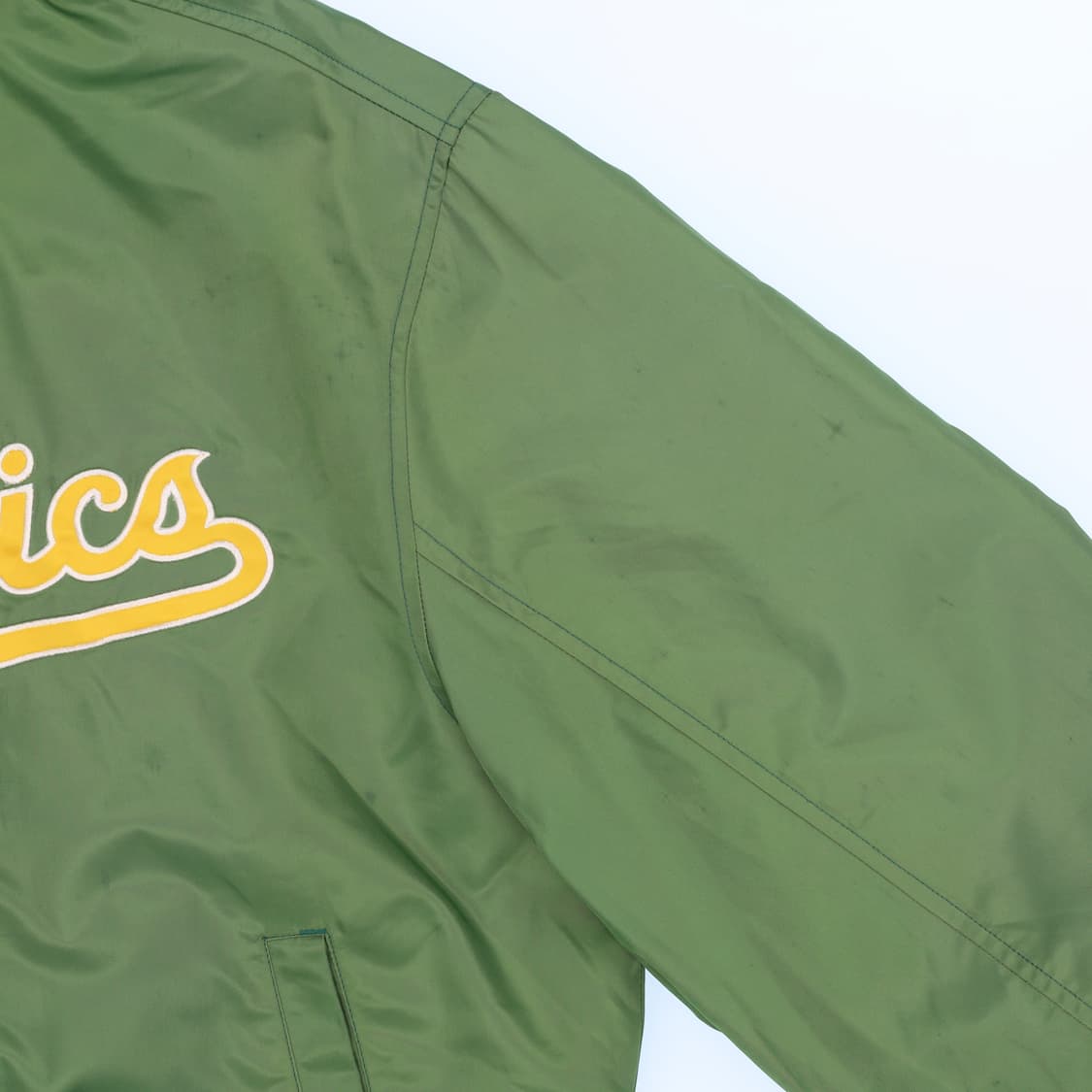 [90] 뉴에라 오클랜드 어슬레틱스 야구 바시티 점퍼 자켓 N7081 상품이미지5