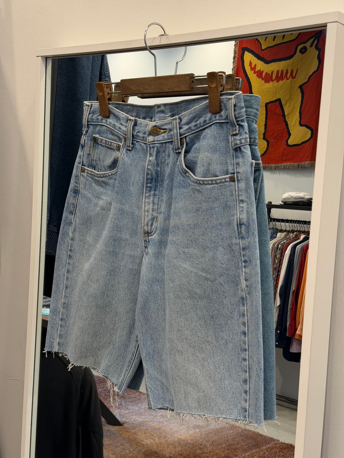 Carhartt 칼하트 컷오프 데님 쇼츠 (31inch) 상품이미지1