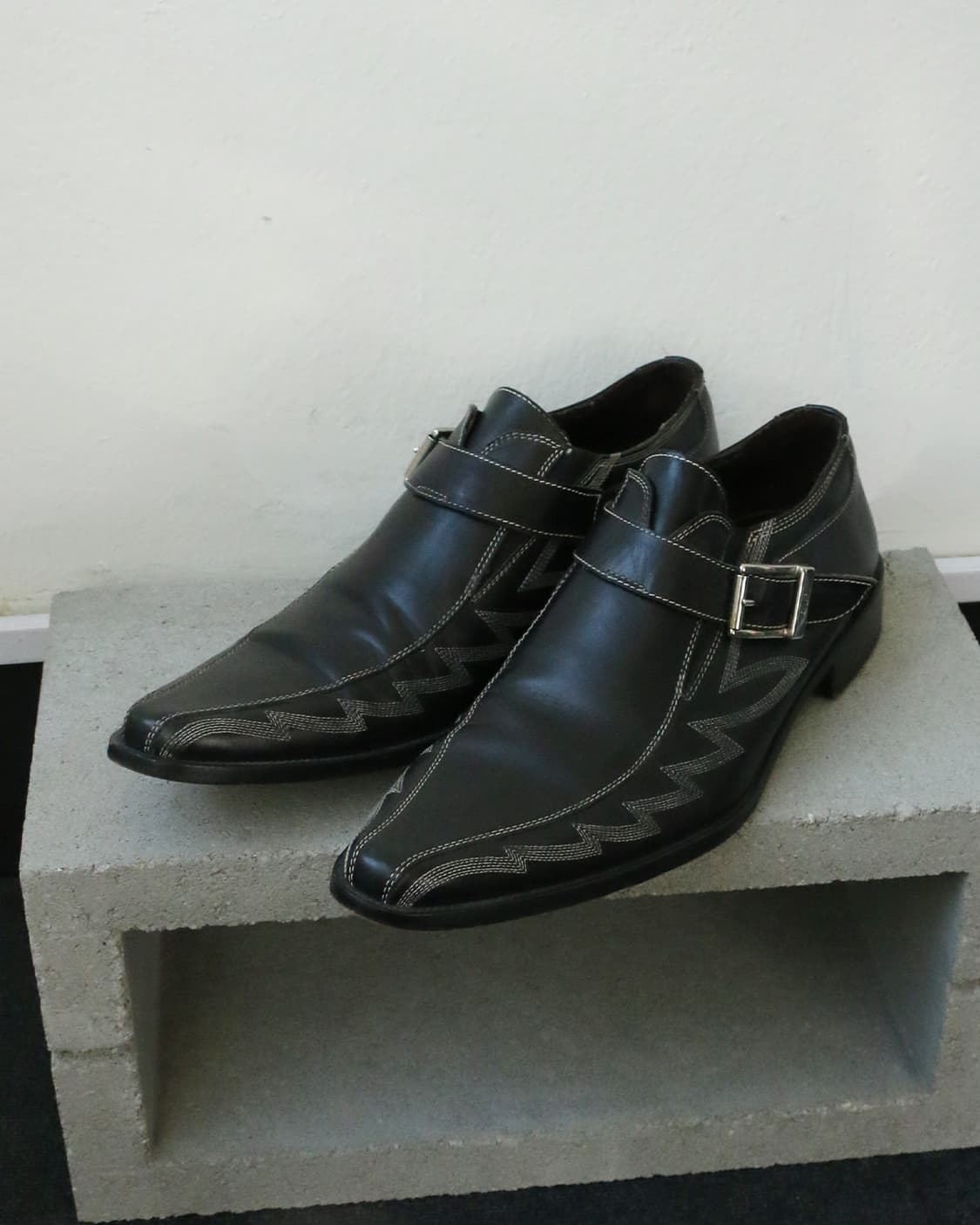 이탈리아 웨스턴 몽크 스트랩 드레스 슈즈  상품이미지1