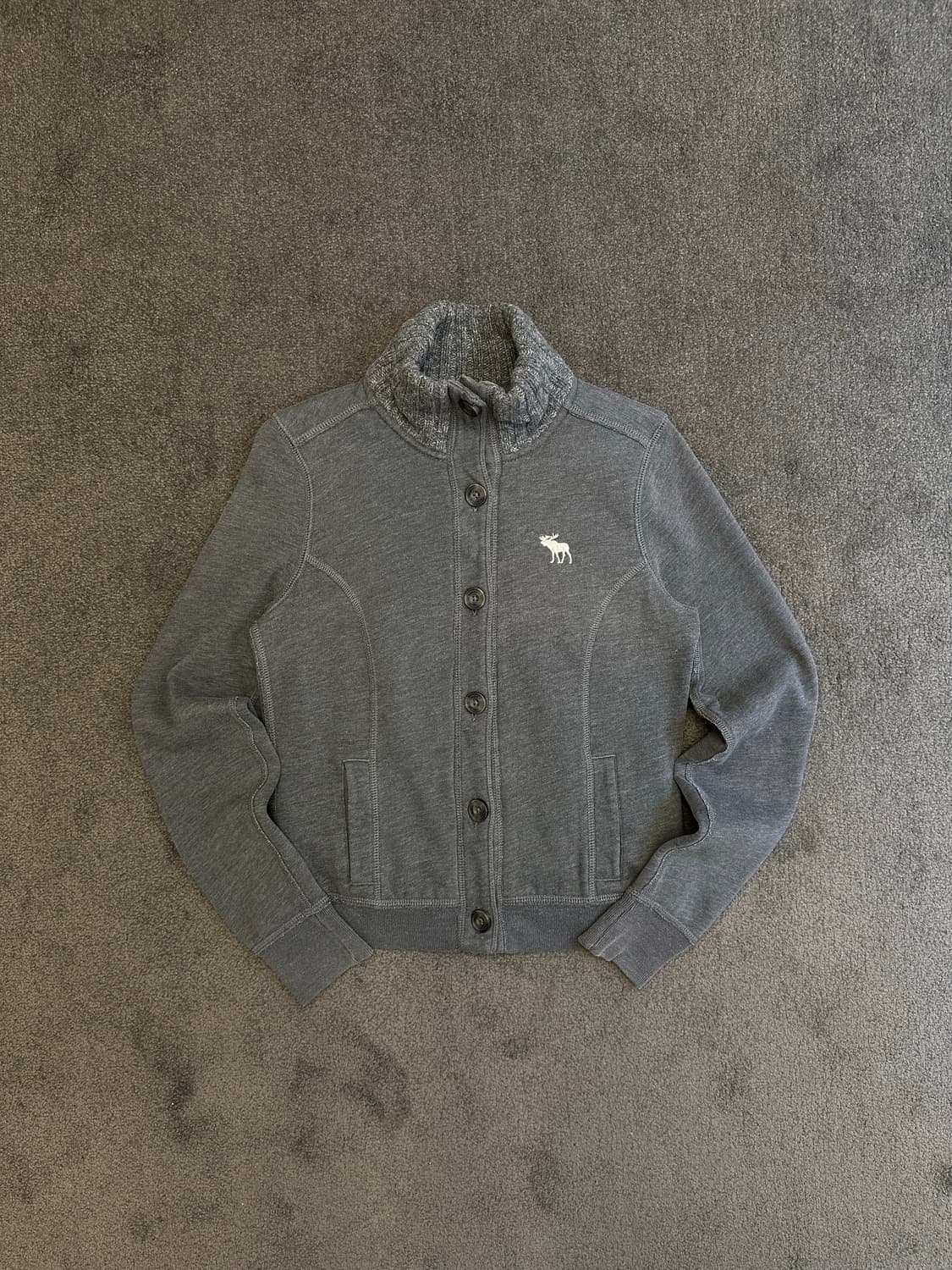 아베크롬비 여성 터틀넥 면자켓 M 상품이미지1