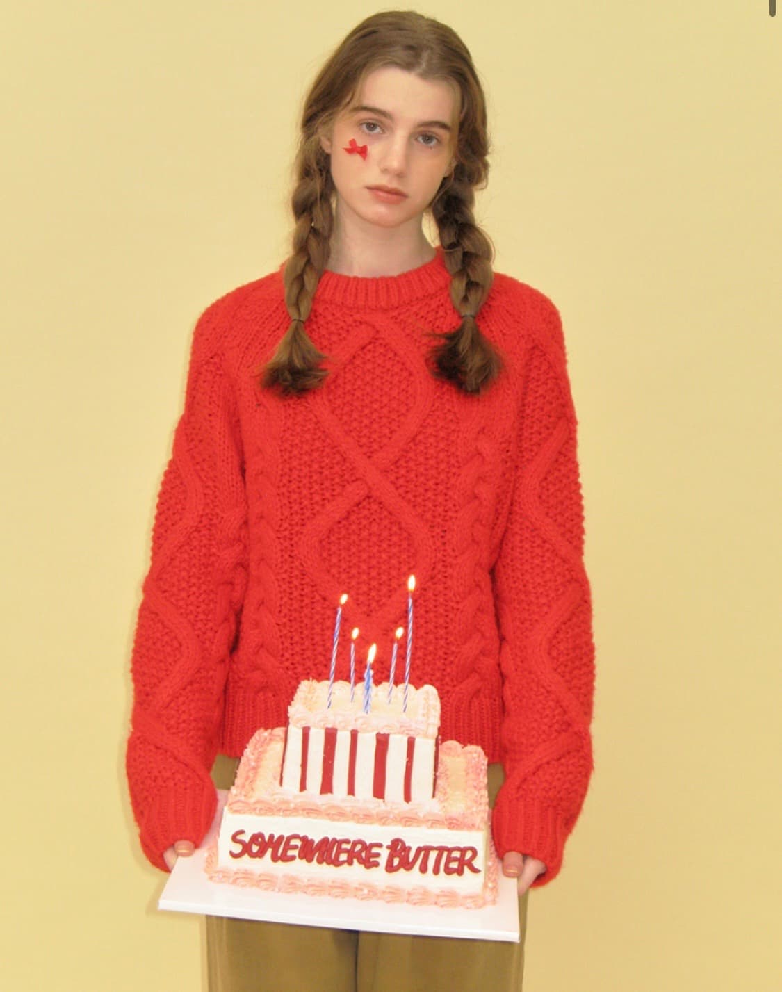 썸웨어버터 country sweater (red) 상품이미지1