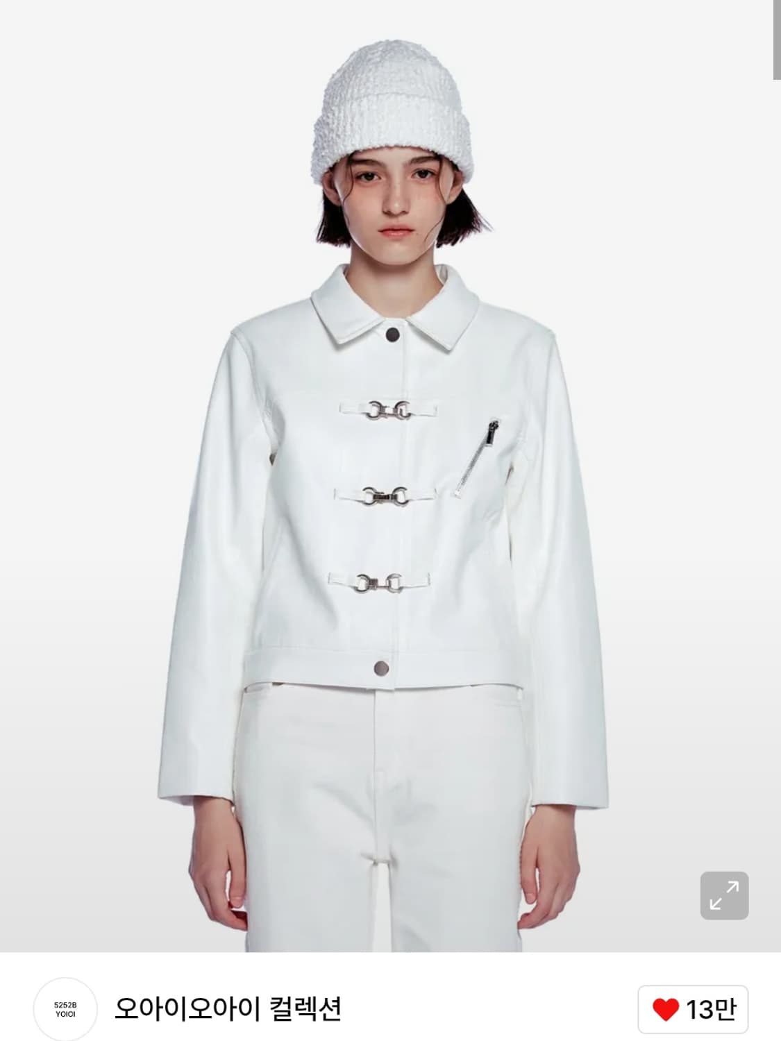 정가 224,000원) oioi 오아이오아이 코르셋 레더 자켓 상품이미지1