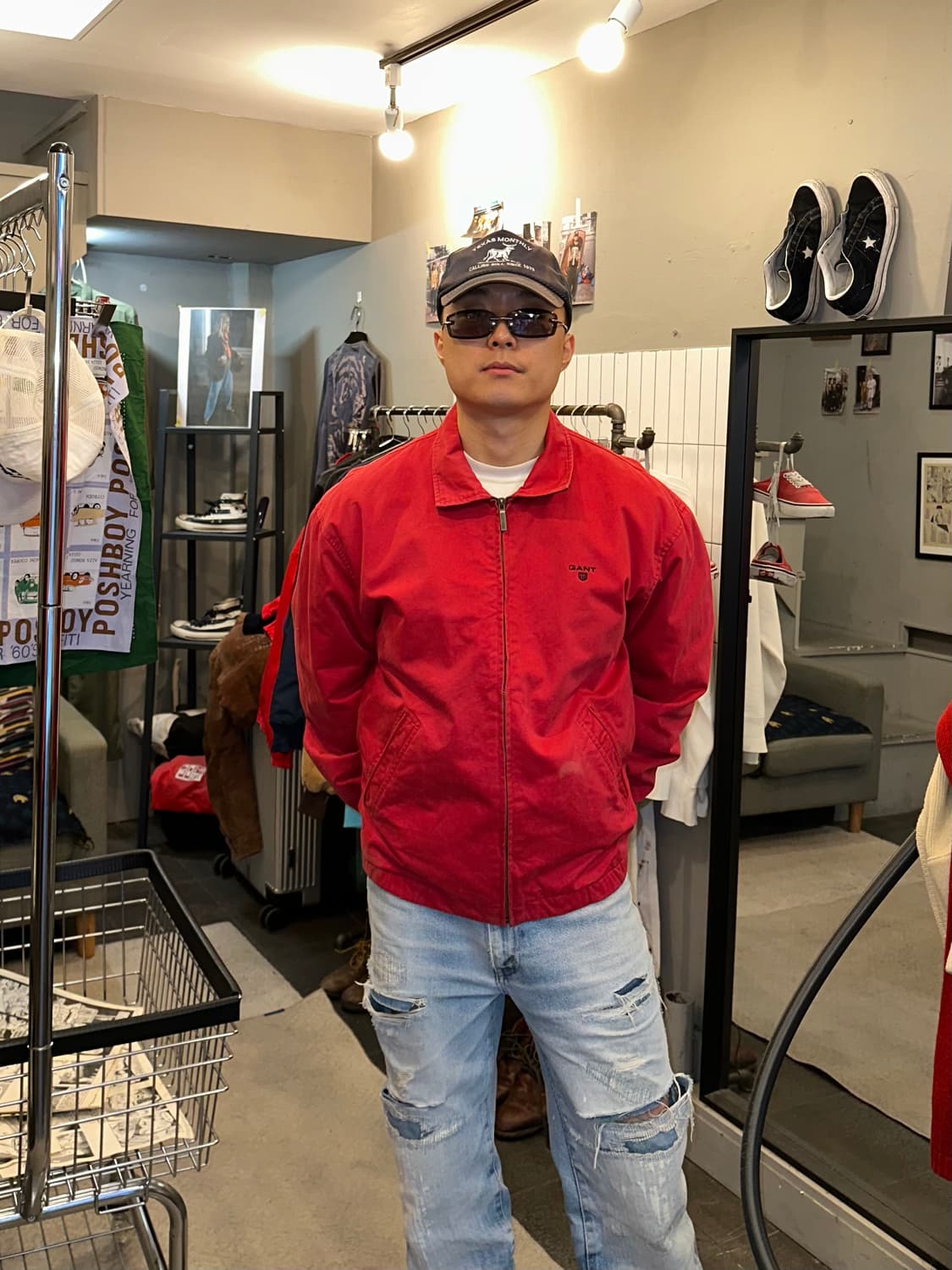 Gant swing lining check pattern jacket  상품이미지2