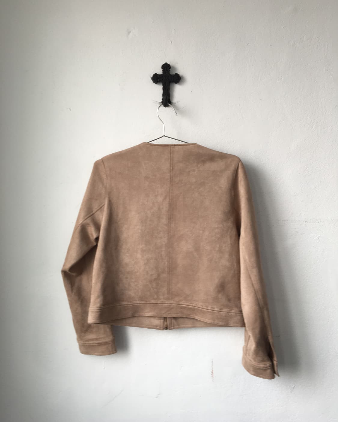 Fake suede zip up jacket 상품이미지3