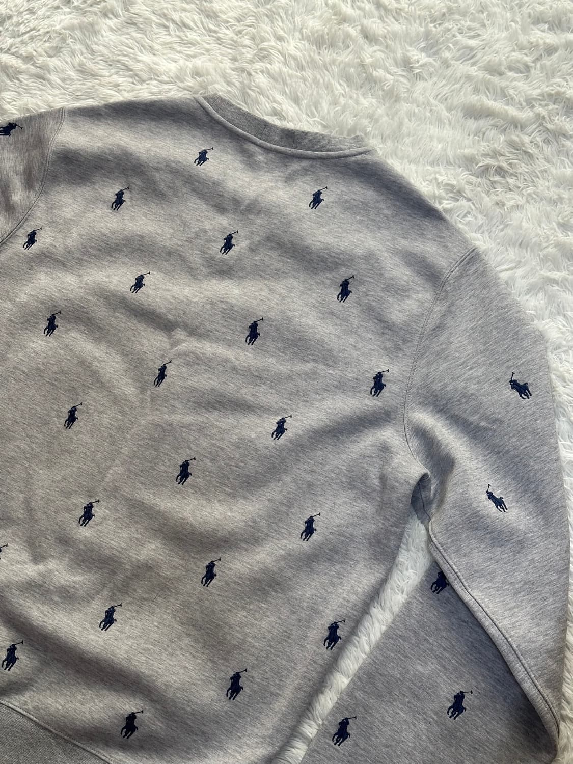 폴로 랄프로렌 그레이 로고 맨투맨 XL 110 상품이미지6