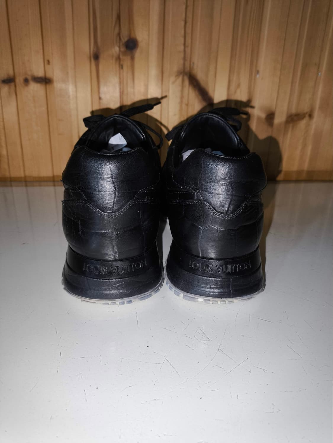 255mm 6.5 루이비통 런어웨이 레더 스니커즈  상품이미지8