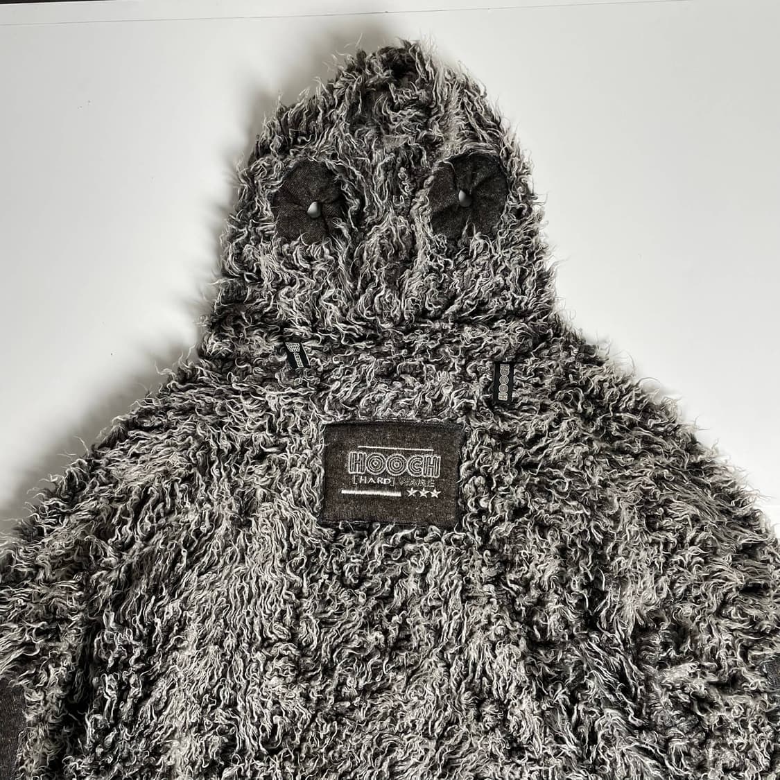 Hooch hardware mixed fibres 퍼 집업 후드 자켓 상품이미지8