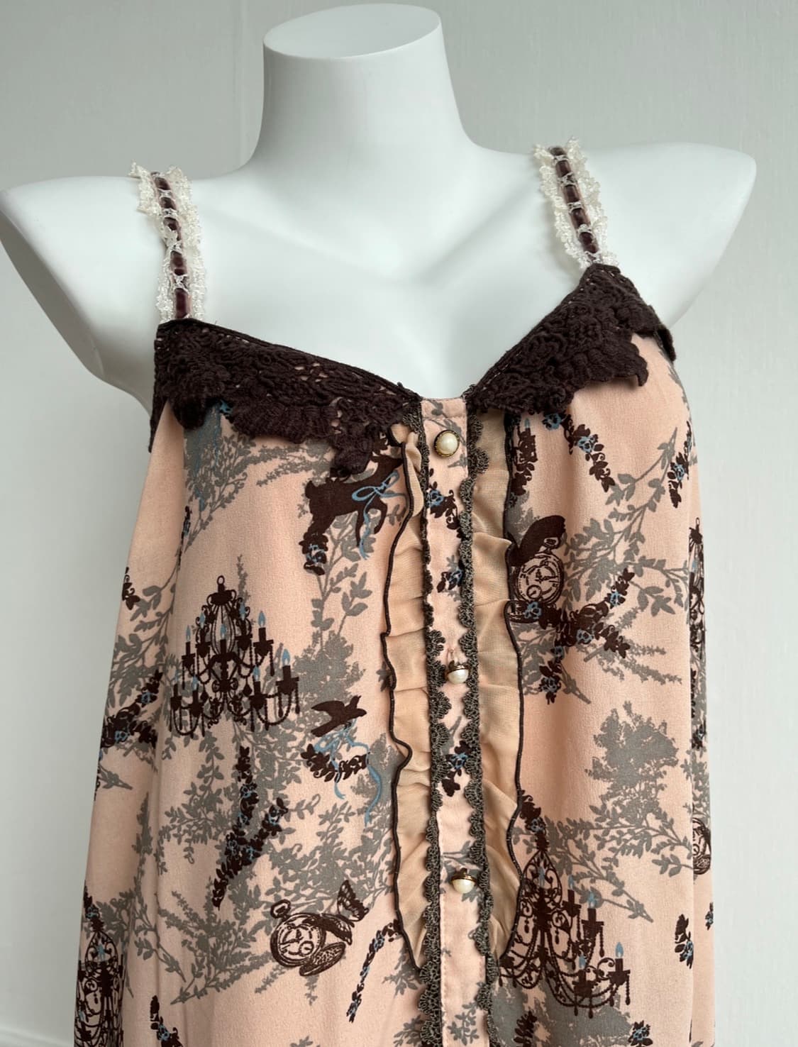 *SALE) AXES FEMME 빈티지 레이스 티어드 원피스  상품이미지2