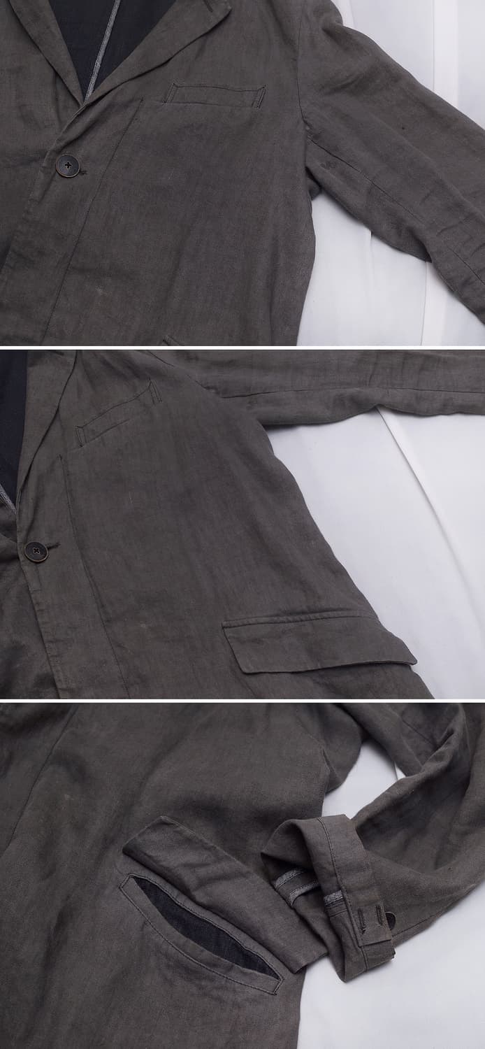 시리즈 (series) 이태리 디나모 천연 린넨 롱자켓 (100-105) 상품이미지8