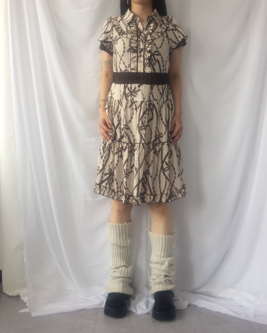 Axes femme pattern point onepiece 상품이미지1