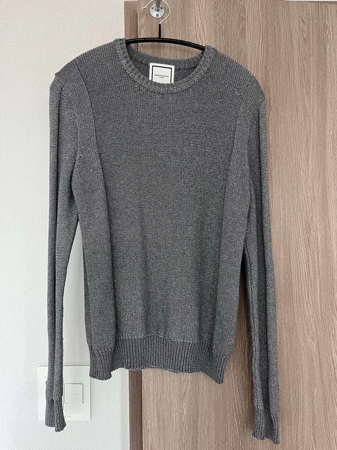 우영미 그레이 니트 상품이미지1