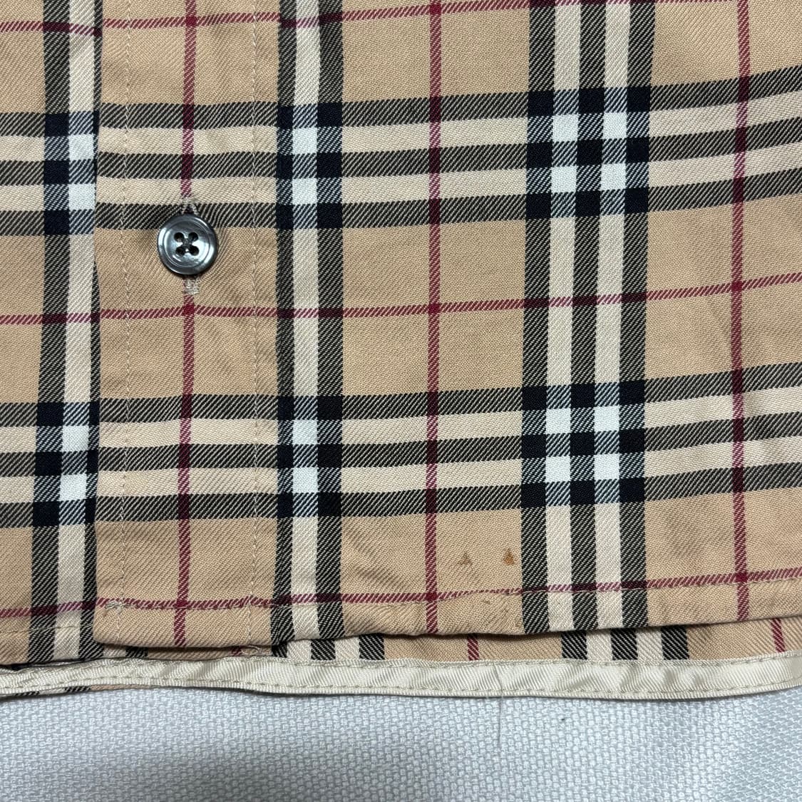 XL 버버리 노바체크 셔츠 상품이미지6