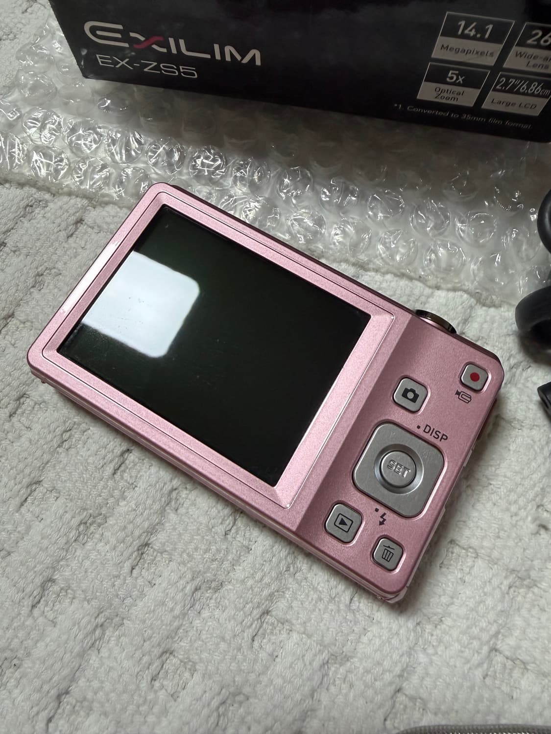 카시오 엑슬림 EX-ZS5 (EX-Z27) 핑크 풀박 (코르티스 디카) 상품이미지5