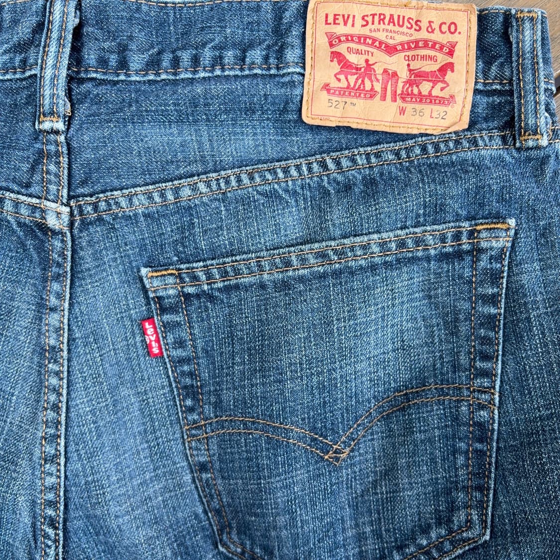 리바이스 Levi’s 527 로우 부츠컷 데님 팬츠 상품이미지8