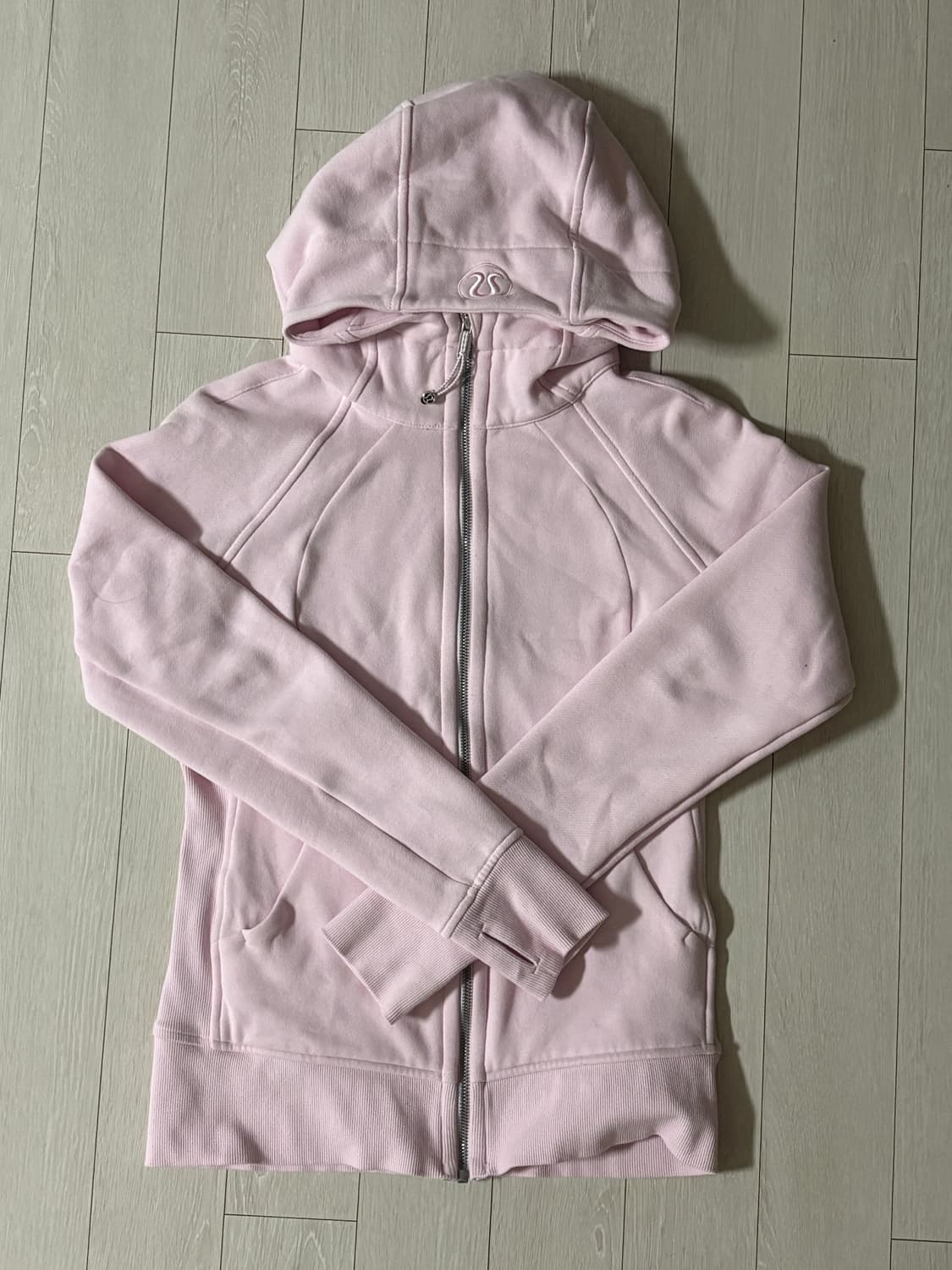 (공홈 품절) 스쿠바 풀집 후디 6 핑크 오간자 pink organza 상품이미지2