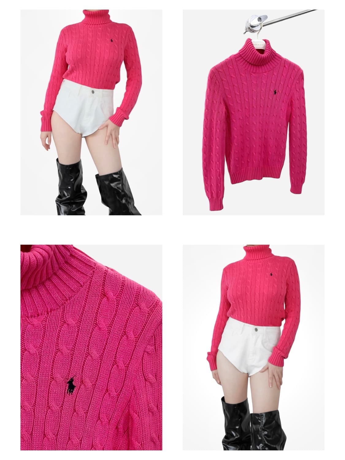 Ralph Lauren Cable Knit Turtleneck Sweat 상품이미지2