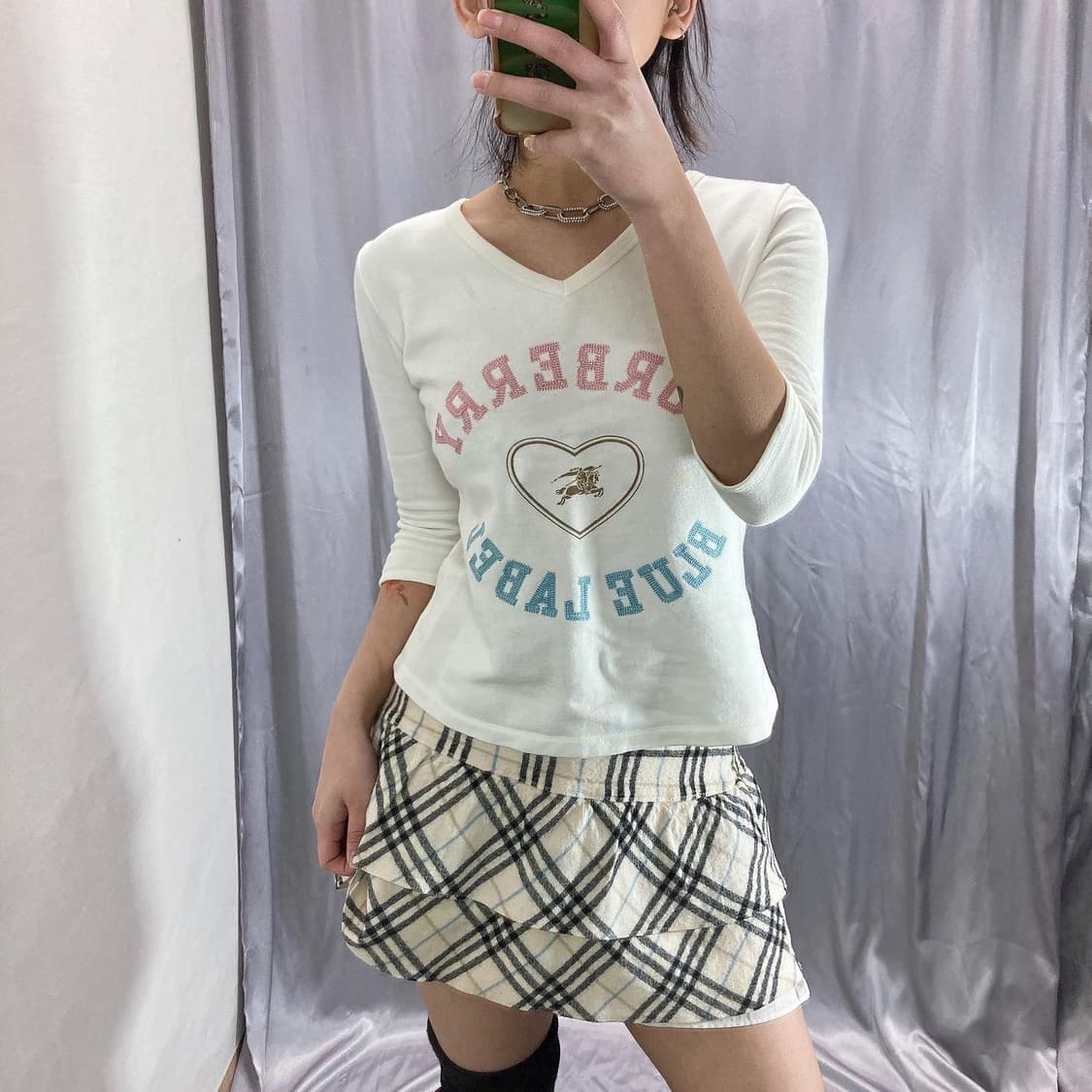 버버리 블루라벨 티셔츠 상품이미지5