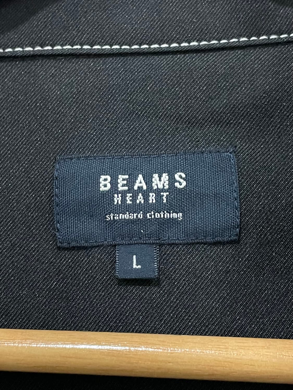 Beams heart 빔즈하트 스티치 유틸리티 셔츠 자켓 상품이미지3