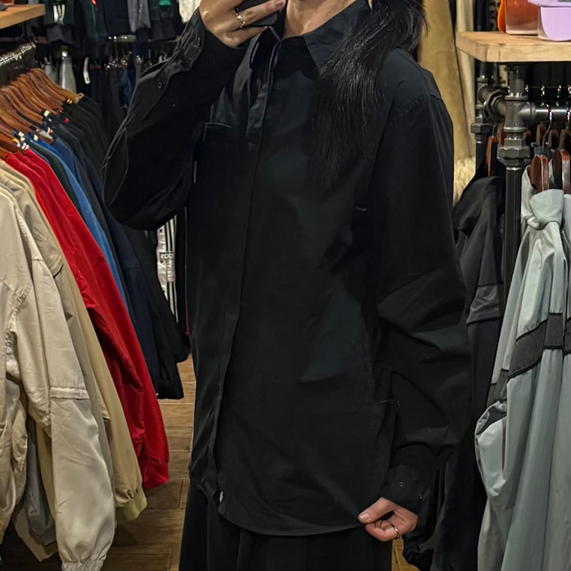 [HI] Carhartt 칼하트 긴팔셔츠 블랙 상품이미지3