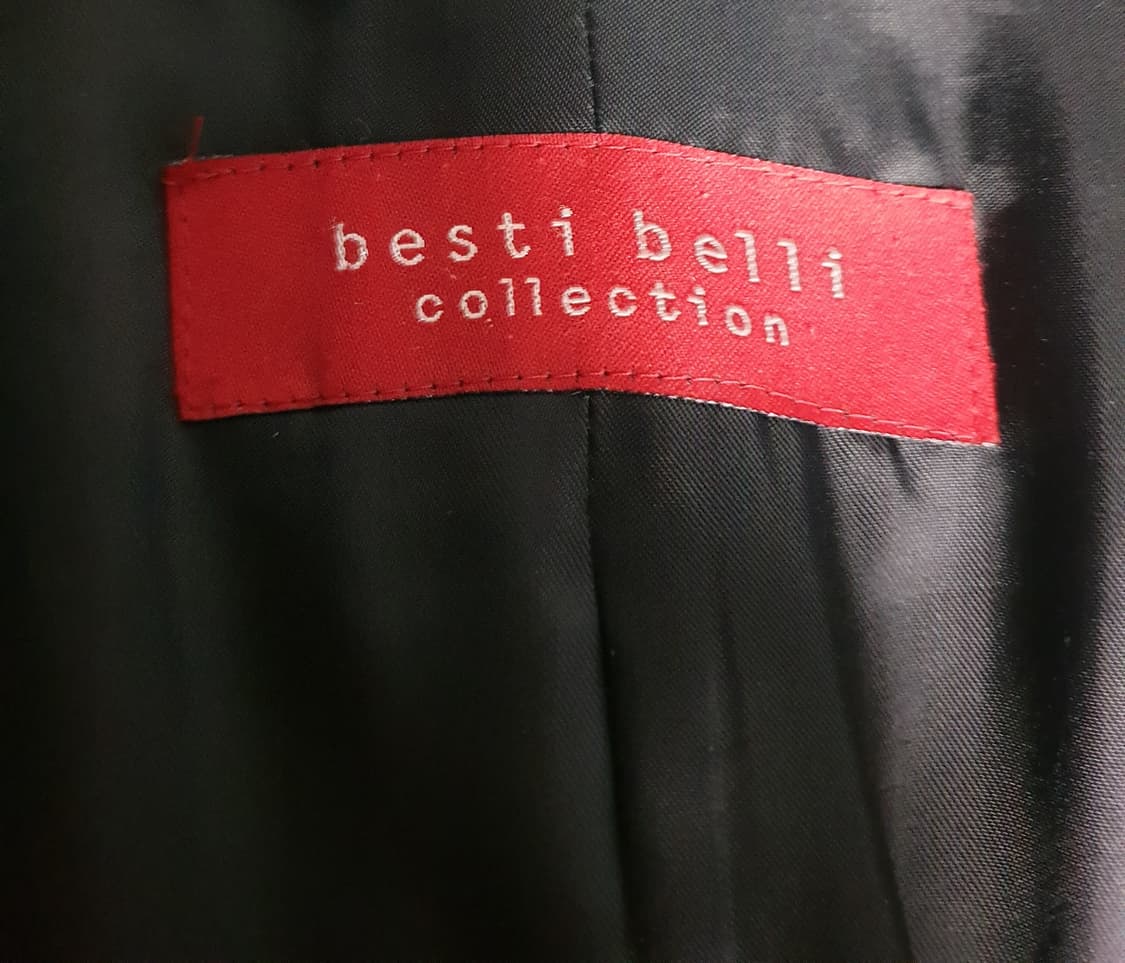 베스띠벨리 슬림핏 벨티드 앙고라 럭셔리 패브릭 히든버튼 코트(55~66) 상품이미지3