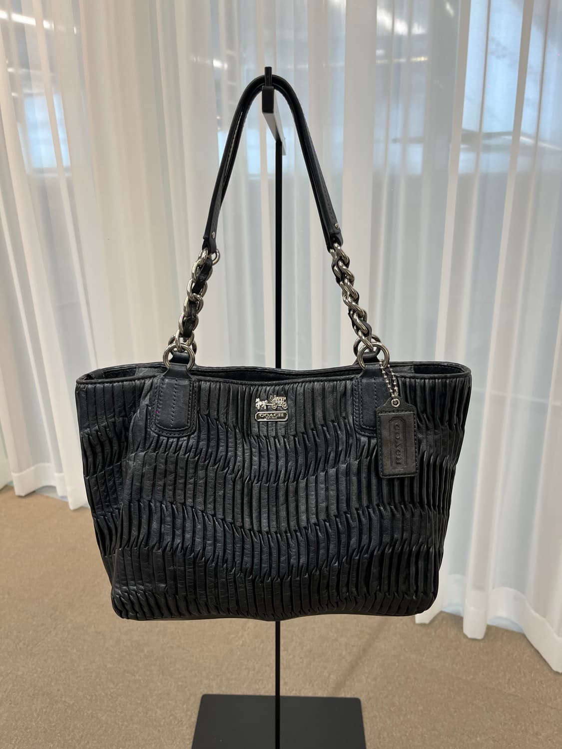 Coach Black Square Big Bag 상품이미지2