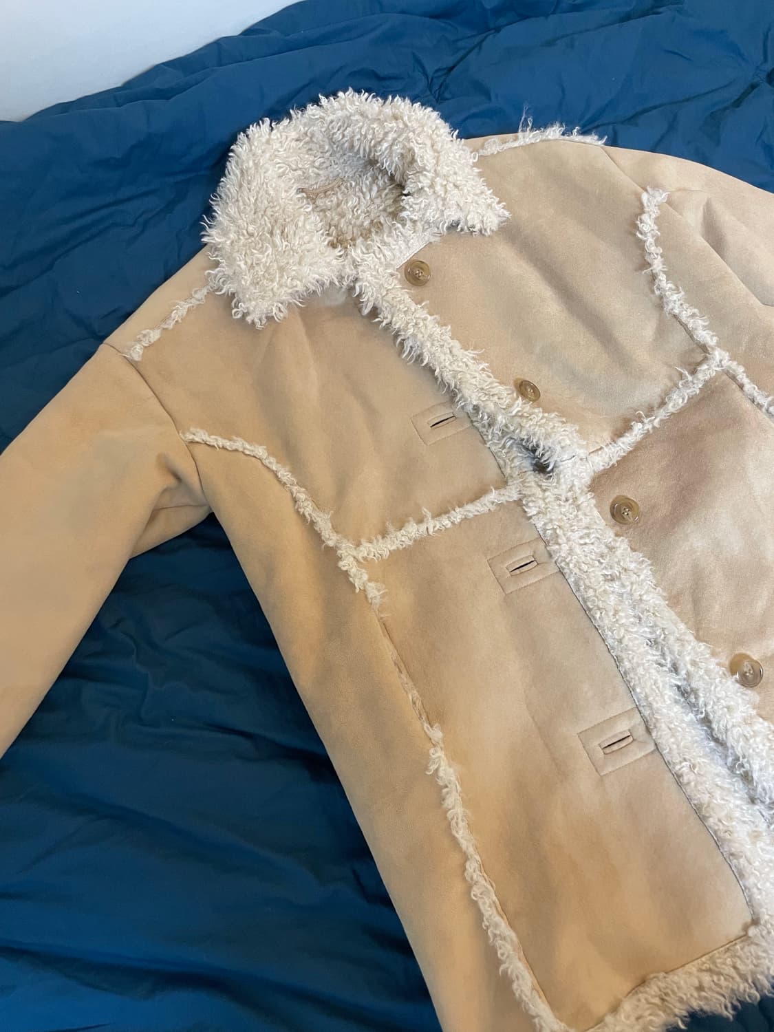 슬로우가먼츠 양면 무스탕 상품이미지2