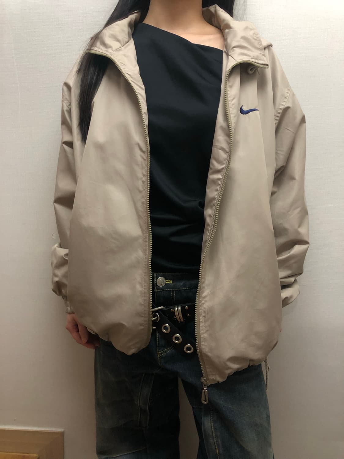 빈티지 나이키 베이지 바람막이 상품이미지3