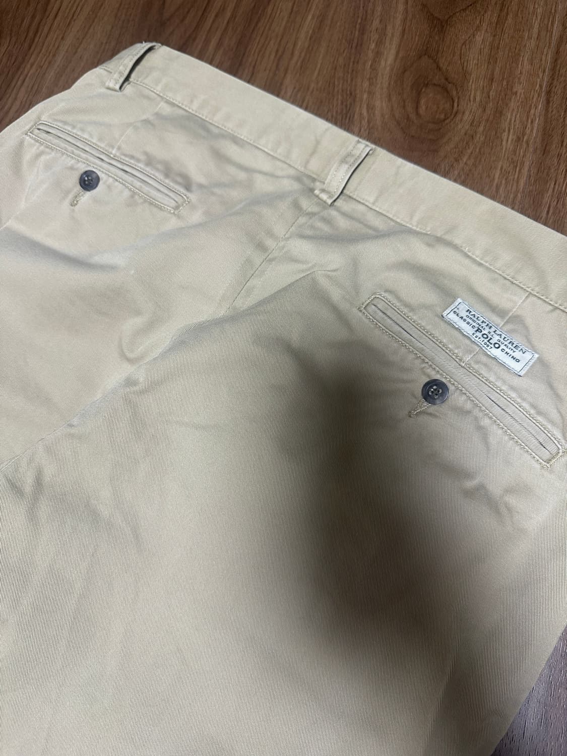 90s 빈티지 폴로 투턱 치노팬츠 상품이미지5