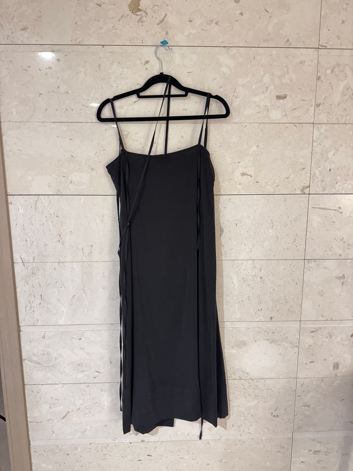 르메르 Lemaire 드라이 실크 슬립 드레스 블랙 34 (런웨이 피스) 상품이미지7