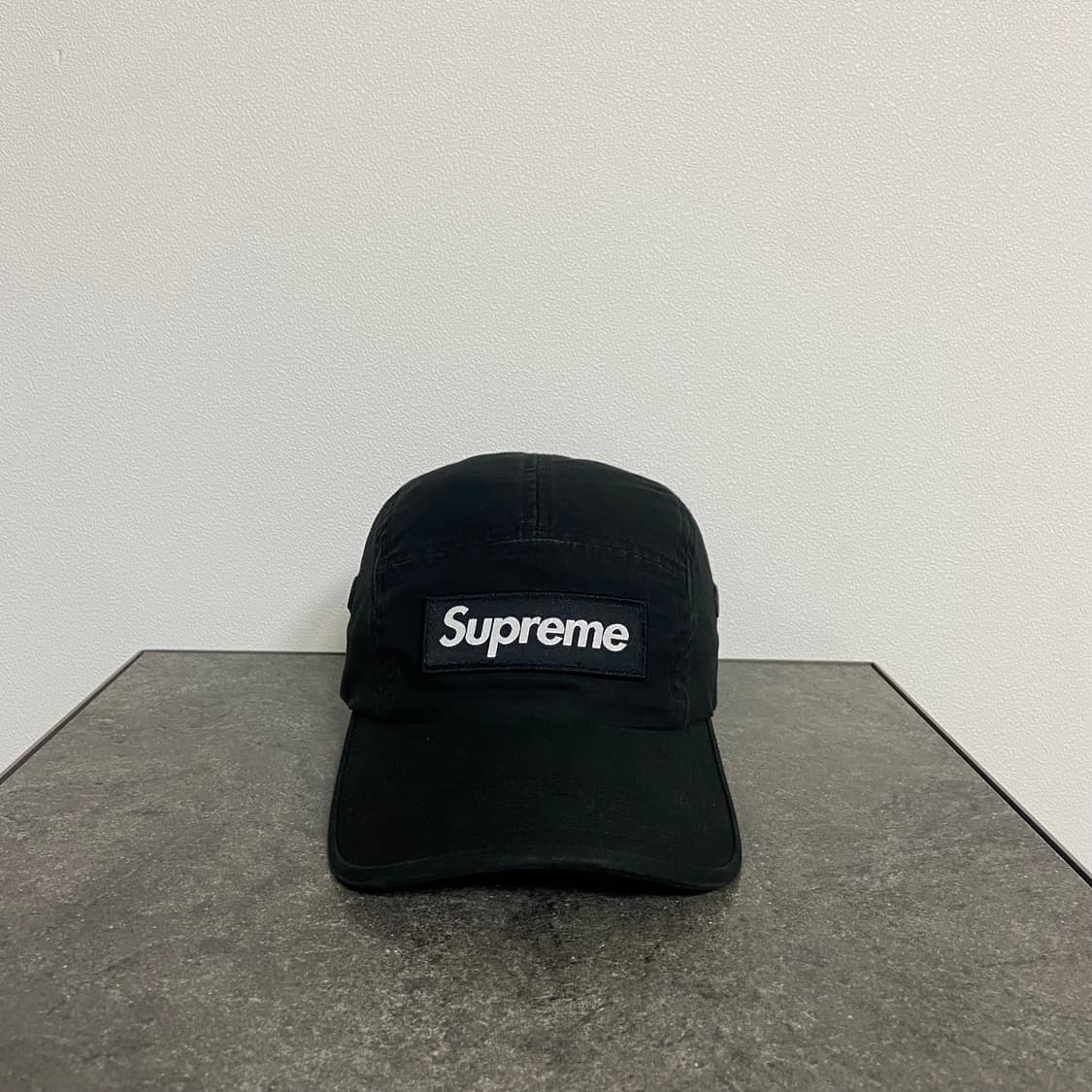 (OS) 슈프림 박스로고 캠프캡 모자 22FW 밀리터리 블랙 상품이미지1