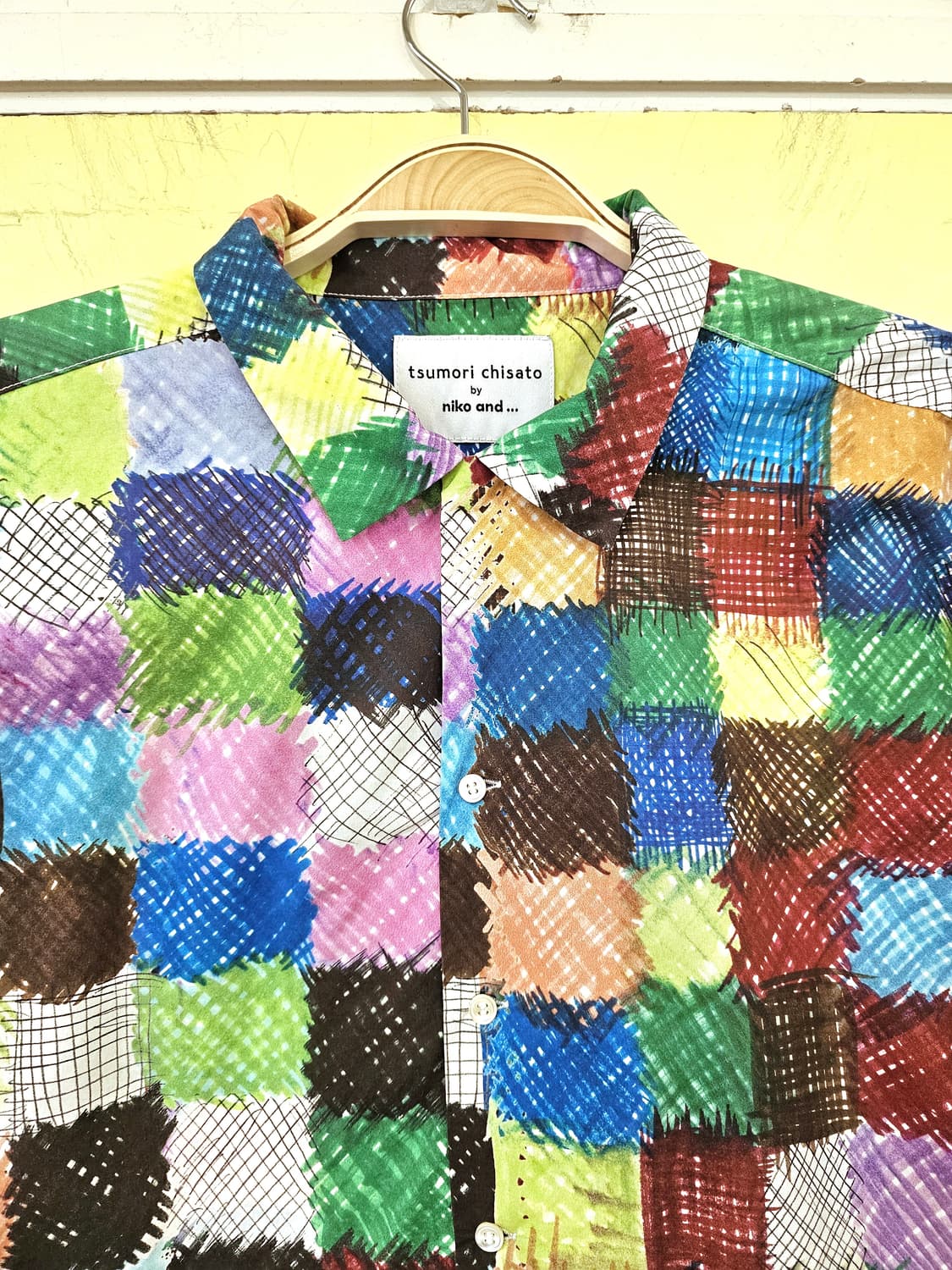 Tsumori Chisato by Nico and 핸드 드로잉 패턴 셔츠 상품이미지2