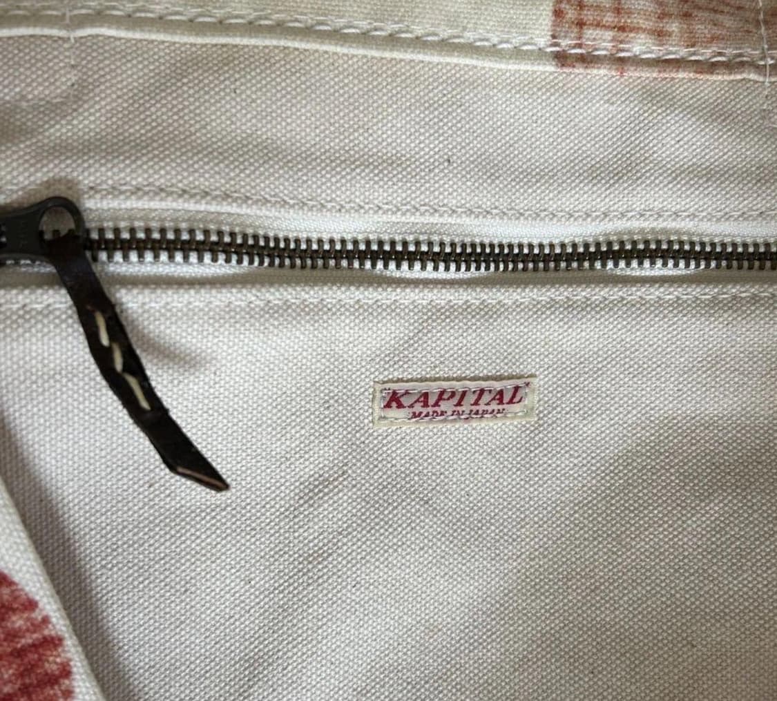 KAPITAL 캐피탈 캔버스 숄더백  상품이미지3