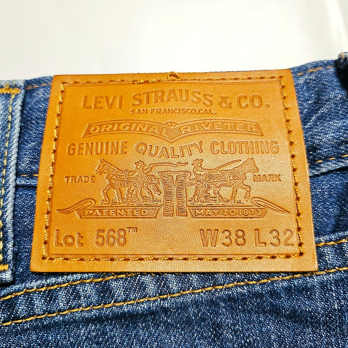 [새상품/38X32][리바이스]568™빅E 스테이 루즈핏 데님 진 상품이미지5