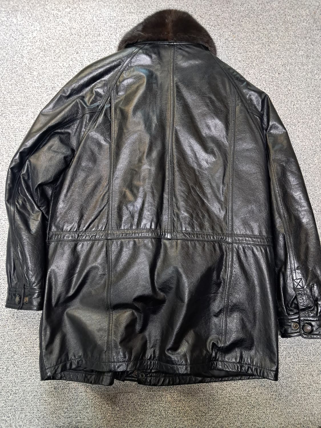 빈티지 가죽 무스탕 자켓 상품이미지2