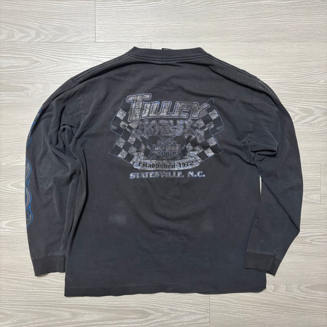 할리데이비슨 블루플레임 롱슬리브 상품이미지2