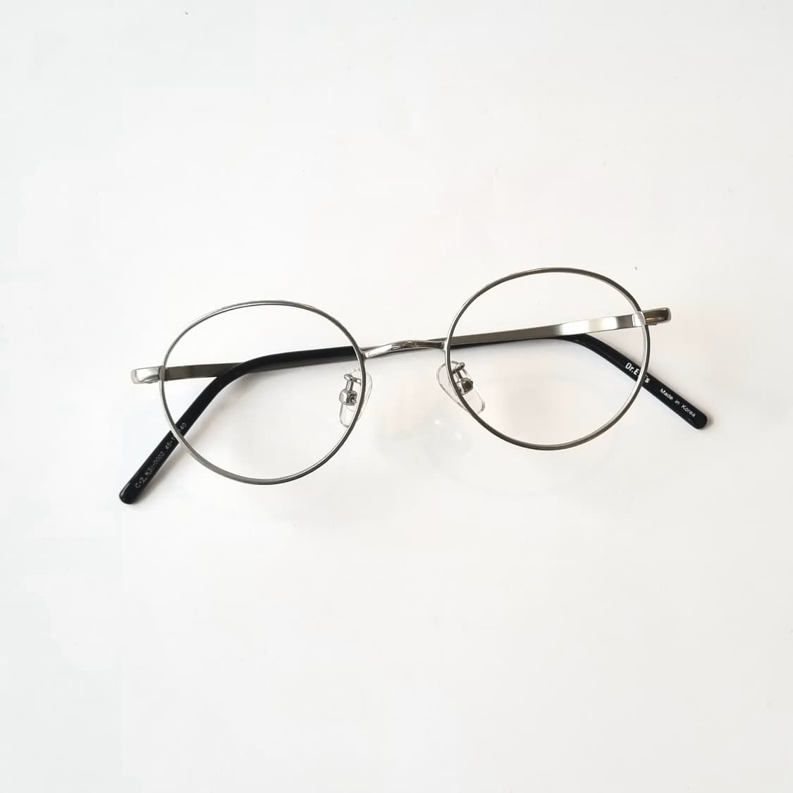 데드스탁 빈티지 원형시리즈 실버 안경테 557 상품이미지2