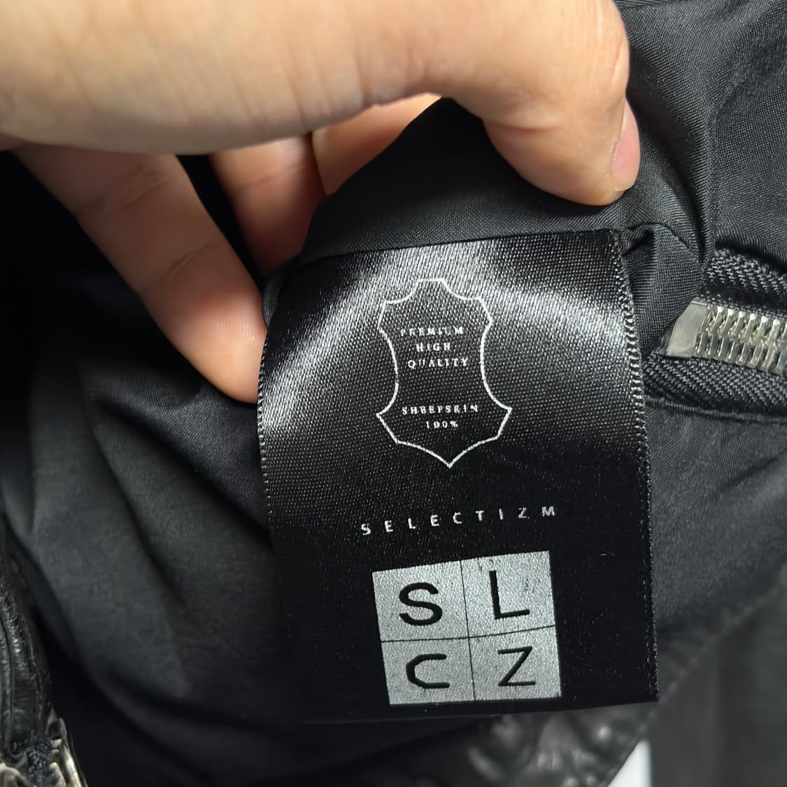 셀렉티즘 쉽스킨 라이더 자켓 ( 빈티지 레더 자켓 11 ) 상품이미지4